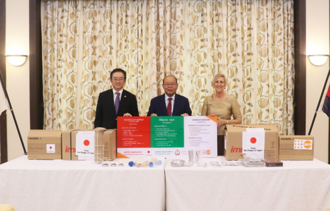 Handover of lifesaving medical equipment to support Cambodia’s Health Care System