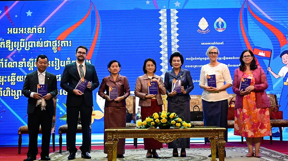 Cambodia Officially Launches the Guidelines on setting up the One-Stop Service Units for Survivors of Gender-Based Violence