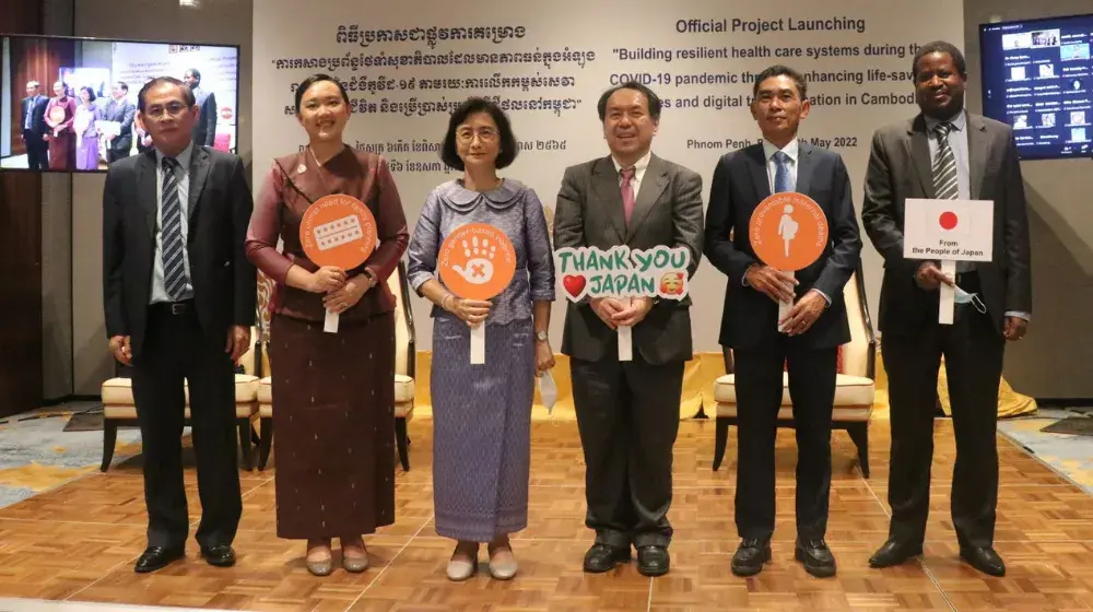 Japan Provides $1.175 Million for Emergency COVID-19 Response in Cambodia’s Health Care System through UNFPA Cambodia