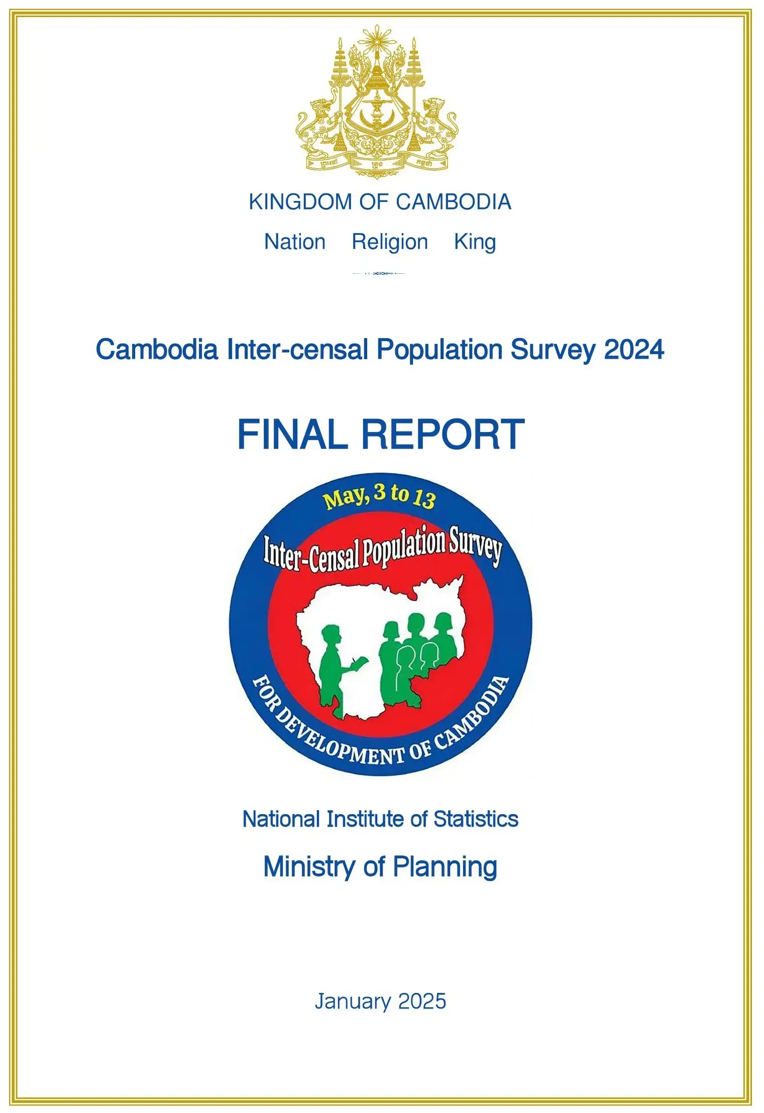 Cambodia Inter-censal Population Survey 2024 Final Report