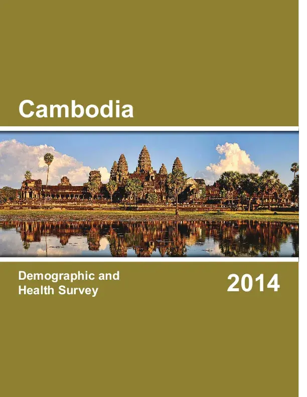 Cambodia Demographic and Health Survey 2014